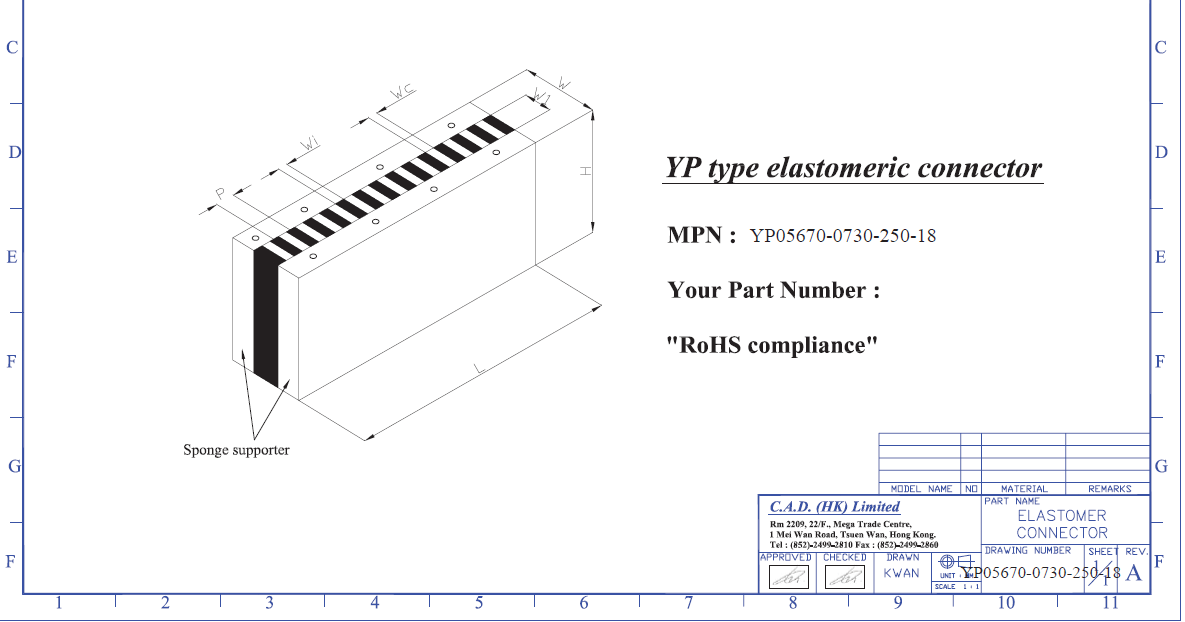 C.A.D Zebra Connector factory